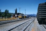 CWR and SP at joint Willits Depot